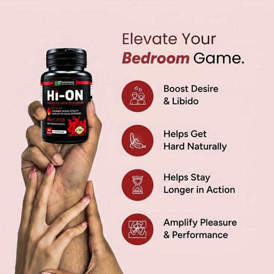 HI-ON Men's Vitality Support Supplement – 30 Tablets