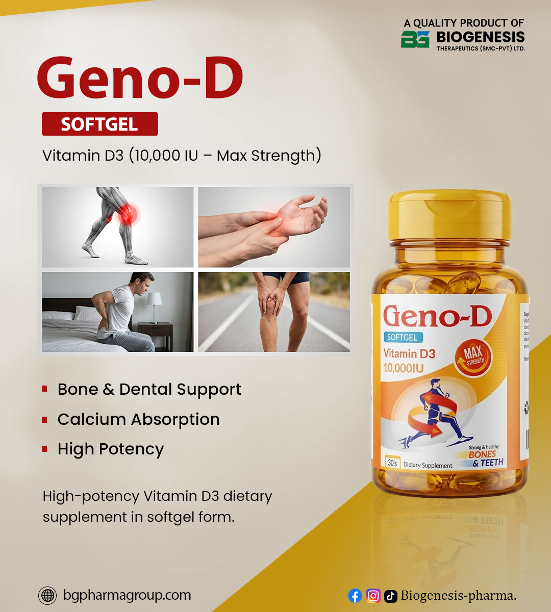 Geno D SOFTGEL Vitamins D3