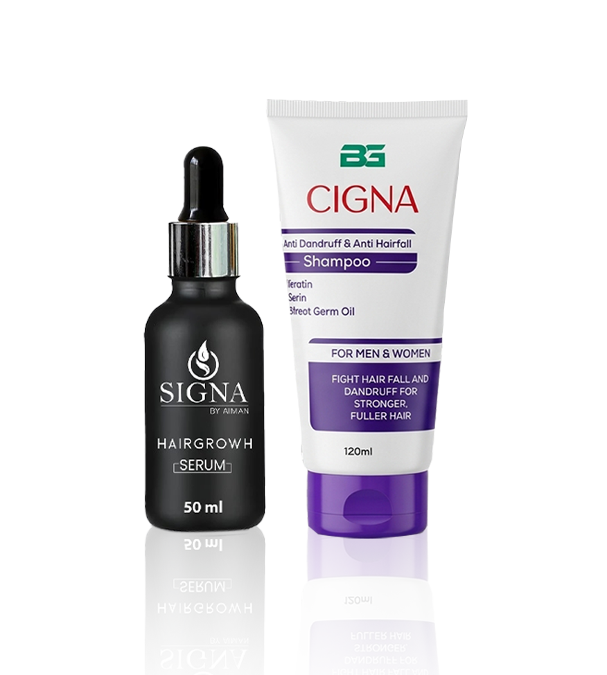 Hairfall Shampoo And Hair Grow Serum.